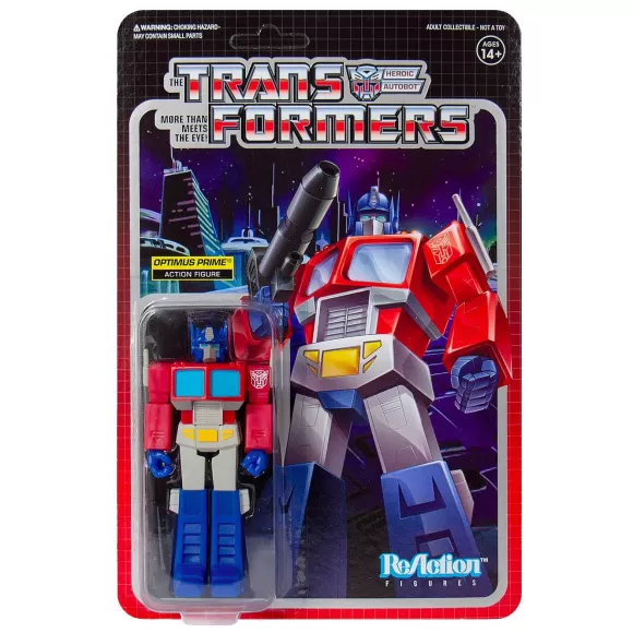 Super7 Transformers^Transformers Reaction Figure - Optimus Prime