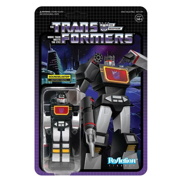 Super7 Transformers^Transformers Reaction Figure - Soundblaster