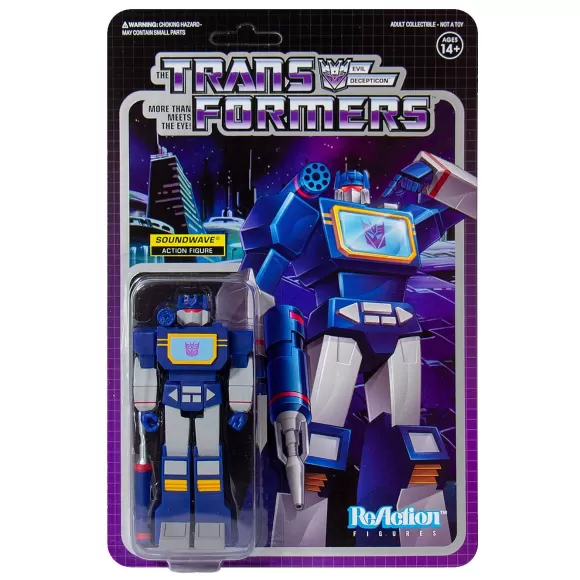 Super7 Transformers^Transformers Reaction Figure - Soundwave