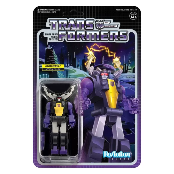 Super7 Transformers^Transformers Reaction Wave 2 - Shrapnel