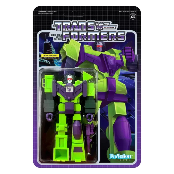 Super7 Transformers^Transformers Reaction Wave 3 - Devastator