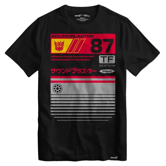 Super7 Transformers^Transformers Soundblaster '87 T-Shirt