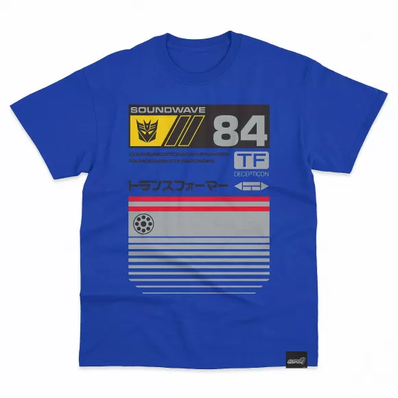 Super7 Transformers^Transformers T-Shirt - Soundwave 84 Commander