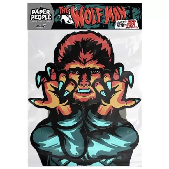 Super7 Universal Monsters^Universal Monsters Paper People - The Wolf Man