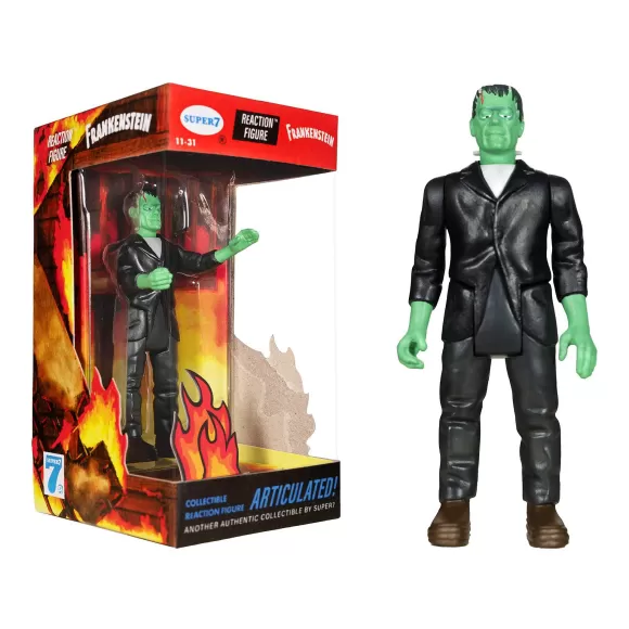 Super7 Universal Monsters^Universal Monsters Reaction - Frankenstein (Fire Box)