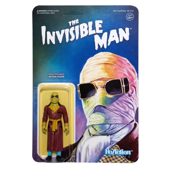 Super7 Universal Monsters^Universal Monsters Reaction Figure - The Invisible Man