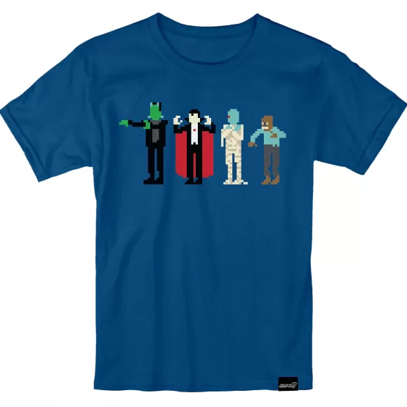 Super7 Universal Monsters^Universal Monsters T-Shirt - 8-Bit Monsters