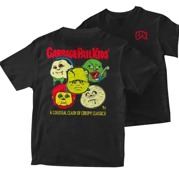 Super7 Universal Monsters^Universal Monsters X Garbage Pail Kids T-Shirt - Creepy Classics