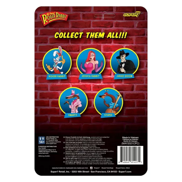 Super7 Disney^Who Framed Roger Rabbit Reaction Figure Wave 1 - Judge Doom